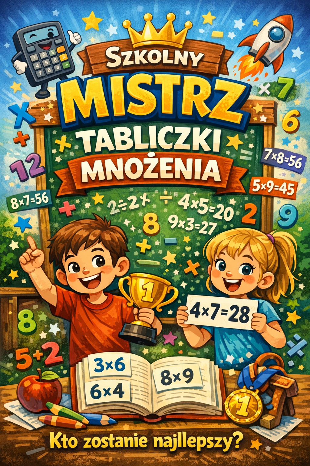 Mistrz tabliczki mnożenia.