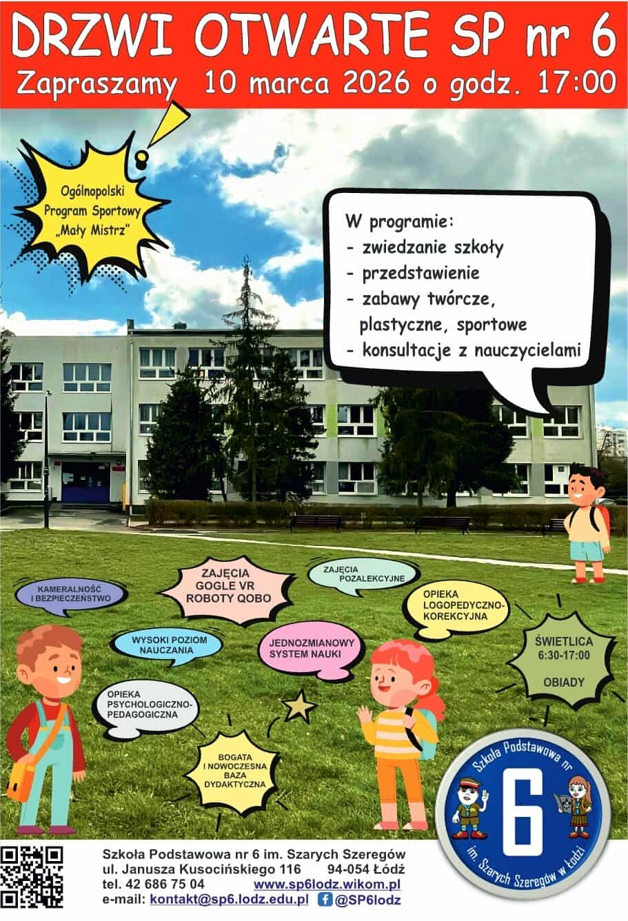 Plakat Drzwi Otwarte.