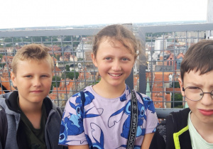Wędrujemy Długim Targiem i podziwiamy panoramę Gdańską z wieży mariackiej.