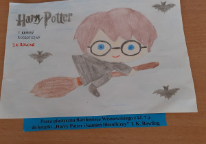 Praca plastyczna do książki Harry Potter i kamień filozoficzny
