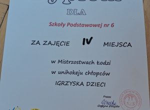 Mistrzostwa Łodzi w unihokeju chłopców.