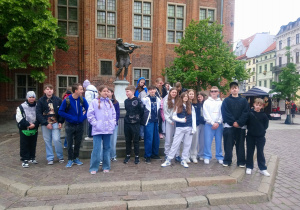 Uczniowie klas 5a i 7b podczas 4 dniowej wycieczki nad morze.