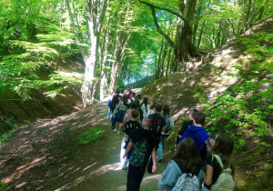 Uczniowie klas 5a i 7b podczas 4 dniowej wycieczki nad morze.