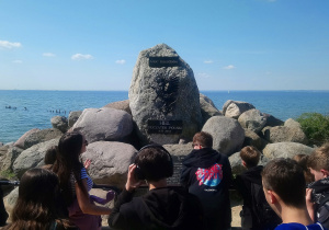 Uczniowie klas 5a i 7b podczas 4 dniowej wycieczki nad morze.