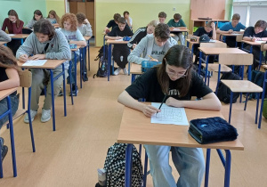 Uczestnicy konkursu "Krok po kroku do Sudoku".