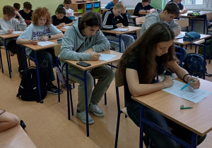 Uczestnicy konkursu "Krok po kroku do Sudoku".
