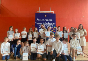 UROCZYSTE ZAKOŃCZENIE ROKU SZKOLNEGO 2024/2025.