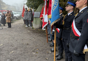 Uczestnicy uroczystości na Brusie.
