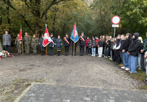 Uczestnicy uroczystości na Brusie.