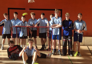 Rozgrywki w unihokeja - Igrzyska Młodzieży Szkolnej.