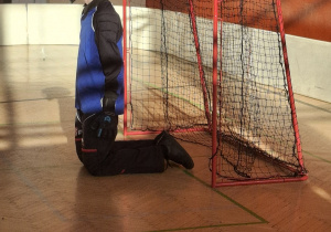 Rozgrywki w unihokeja - Igrzyska Młodzieży Szkolnej.