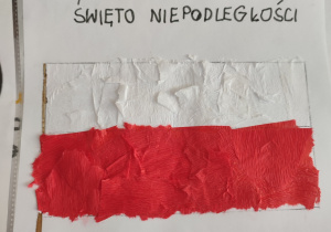 Prace plastyczne związane z 11 listopada.