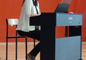 Pani Hanna Janic - koordynatorka festiwalu.