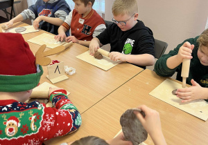 Dzieci z klasy 2a i 2b w Kłóbce.