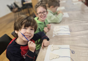 Dzieci z klasy 2a i 2b w Kłóbce.