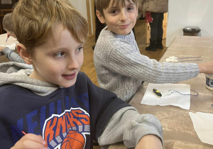 Dzieci z klasy 2a i 2b w Kłóbce.