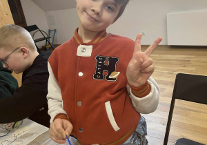 Dzieci z klasy 2a i 2b w Kłóbce.