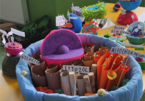 Doświadczenia przeprowadzone podczas lekcji biologii.