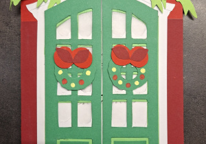 Kartki świąteczne wykonane przez uczniów naszej szkoły.