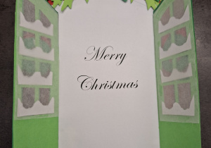 Kartki świąteczne wykonane przez uczniów naszej szkoły.