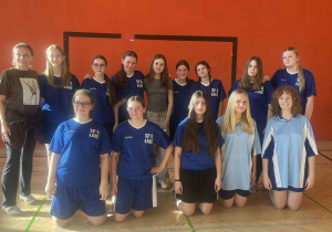 Reprezentacja naszej szkoły w koszykówce.