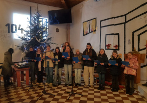 Występ chóru w Parafii Św. Rodziny.