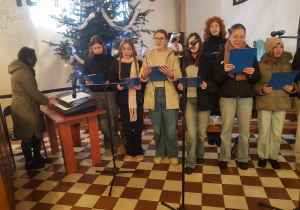 Występ chóru w Parafii Św. Rodziny.