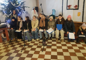 Występ chóru w Parafii Św. Rodziny.