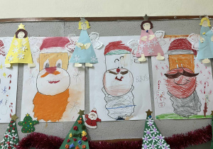 Warsztaty plastyczne prowadzone przez nauczycieli świetlicy szkolnej.