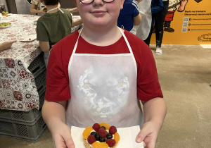 Uczniowie klasy 2b w Piekarni Tradycyjnej Klementowski.