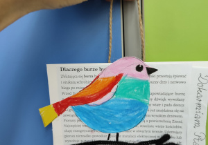 Zajęcia dotyczące dokarmiania ptaków zimą.