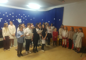 Uczestnicy koncertu kolęd i pastorałek.