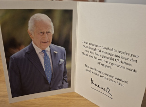 Podziękowanie od Jego Królewskiej Mości Karola III.