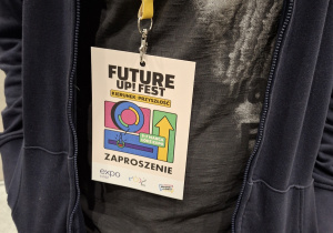 Uczniowie klas ósmych na Targach Edukacyjnych.