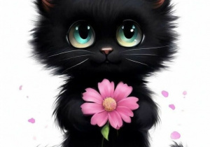 Dzień kota - wizyta przedszkolaków.