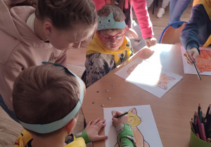 Dzień kota - wizyta przedszkolaków.