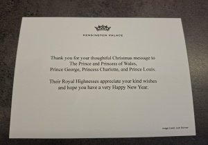 Odpowiedź od brytyjskiej rodziny królewskiej – tym razem od księcia Williama, księżnej Kate oraz ich dzieci.
