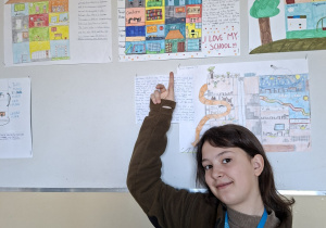 Ciekawe pomysły naszych uczniów wykorzystane na lekcji języka angielskiego.