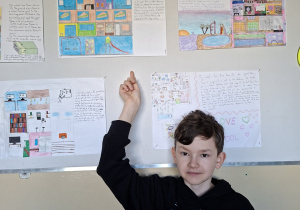 Ciekawe pomysły naszych uczniów wykorzystane na lekcji języka angielskiego.