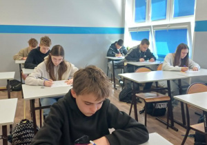 Uczestnicy konkursu "Krok po kroku do Sudoku".