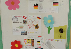 Prace przygotowane przez uczniów na temat wybranych krajów Unii Europejskiej.