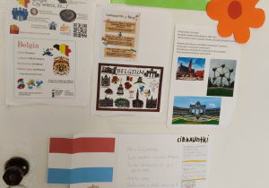 Prace przygotowane przez uczniów na temat wybranych krajów Unii Europejskiej.