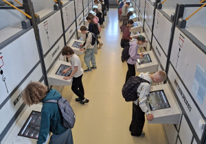 Klasy 5b i 5c na wycieczce w EC1 w Łodzi.