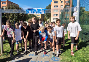Bieg na cześć patrona szkoły - Szarych Szeregów.