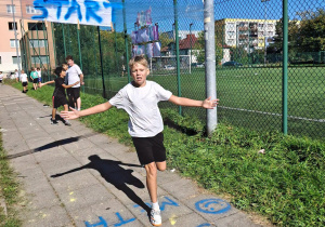 Bieg na cześć patrona szkoły - Szarych Szeregów.