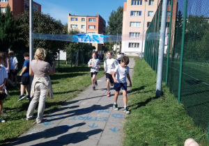 Bieg na cześć patrona szkoły - Szarych Szeregów.