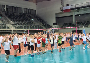 Wielosekcyjna lekcja wychowania fizycznego z ŁKS Łódź