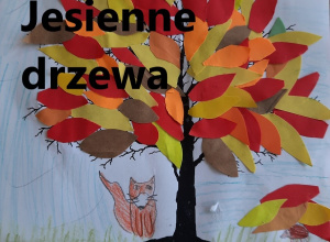 Jesienne drzewa.